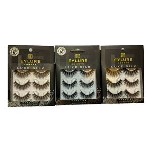 EYLURE LONDON Luxe Silk Marquise Lashes Bundle NWT